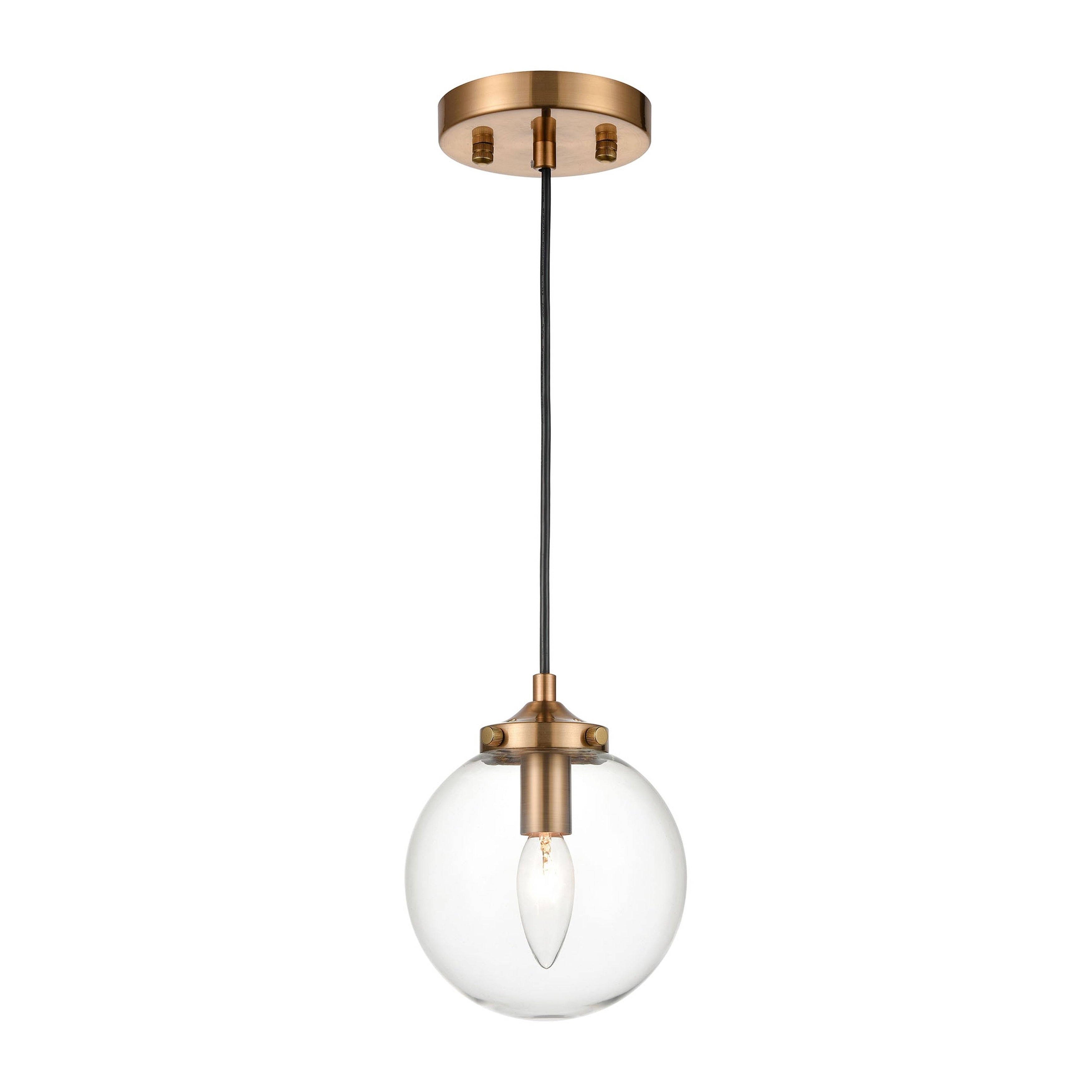 Kendall 6 Inch Wide 1 Light Pendant 6In W X 6In D X 6In H