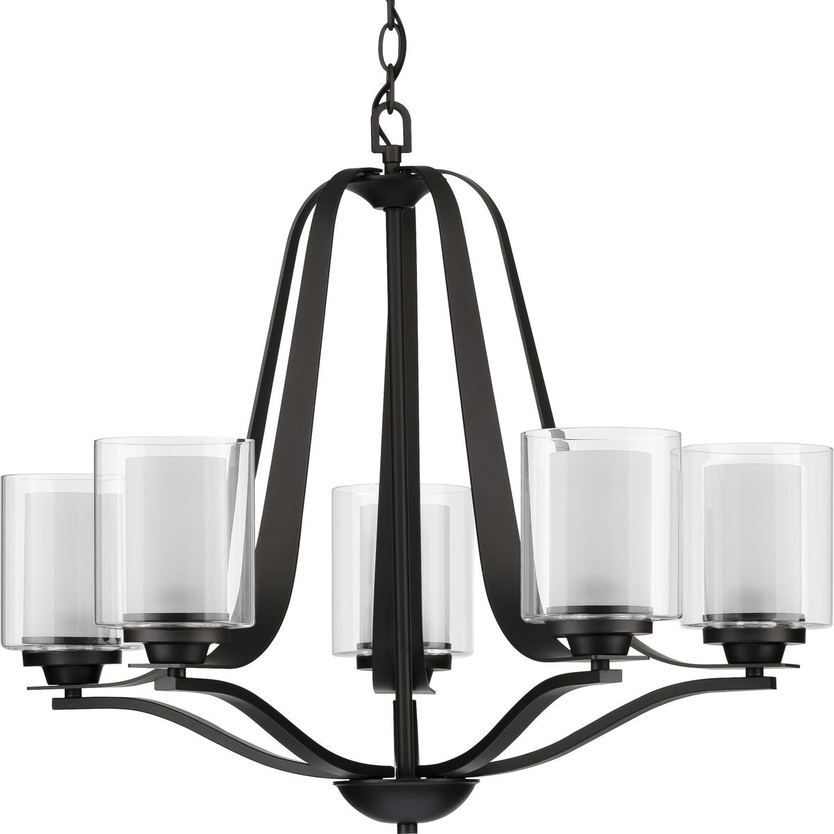Kene Collection Graphite Five Light Chandelier 12.99 X 37 X 31.89