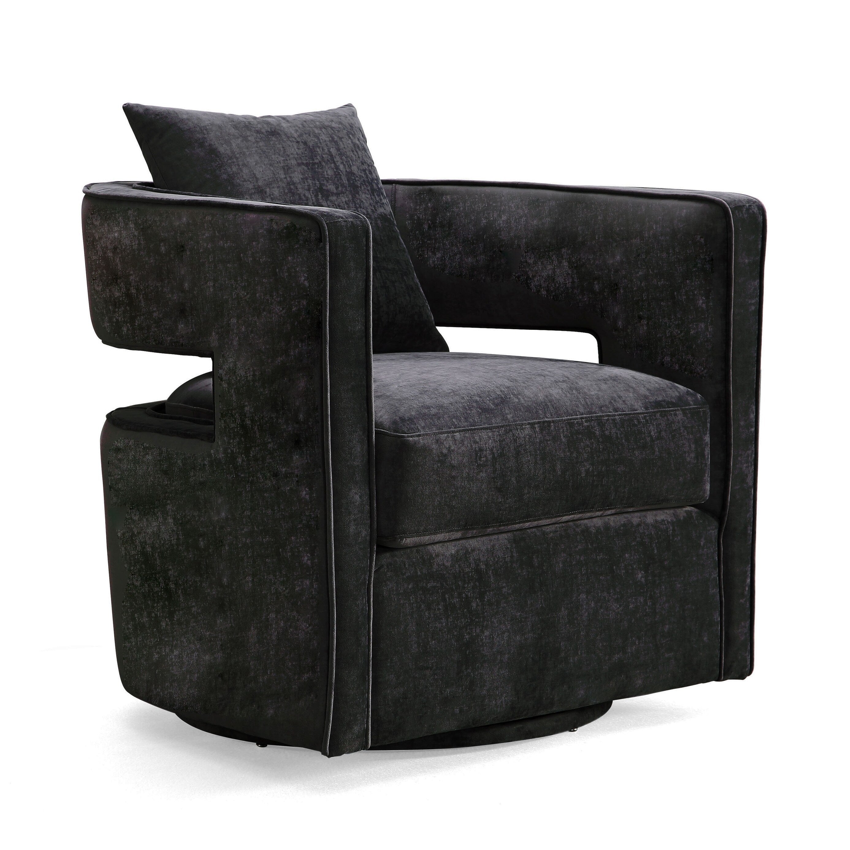 Kennedy Black Swivel Chair