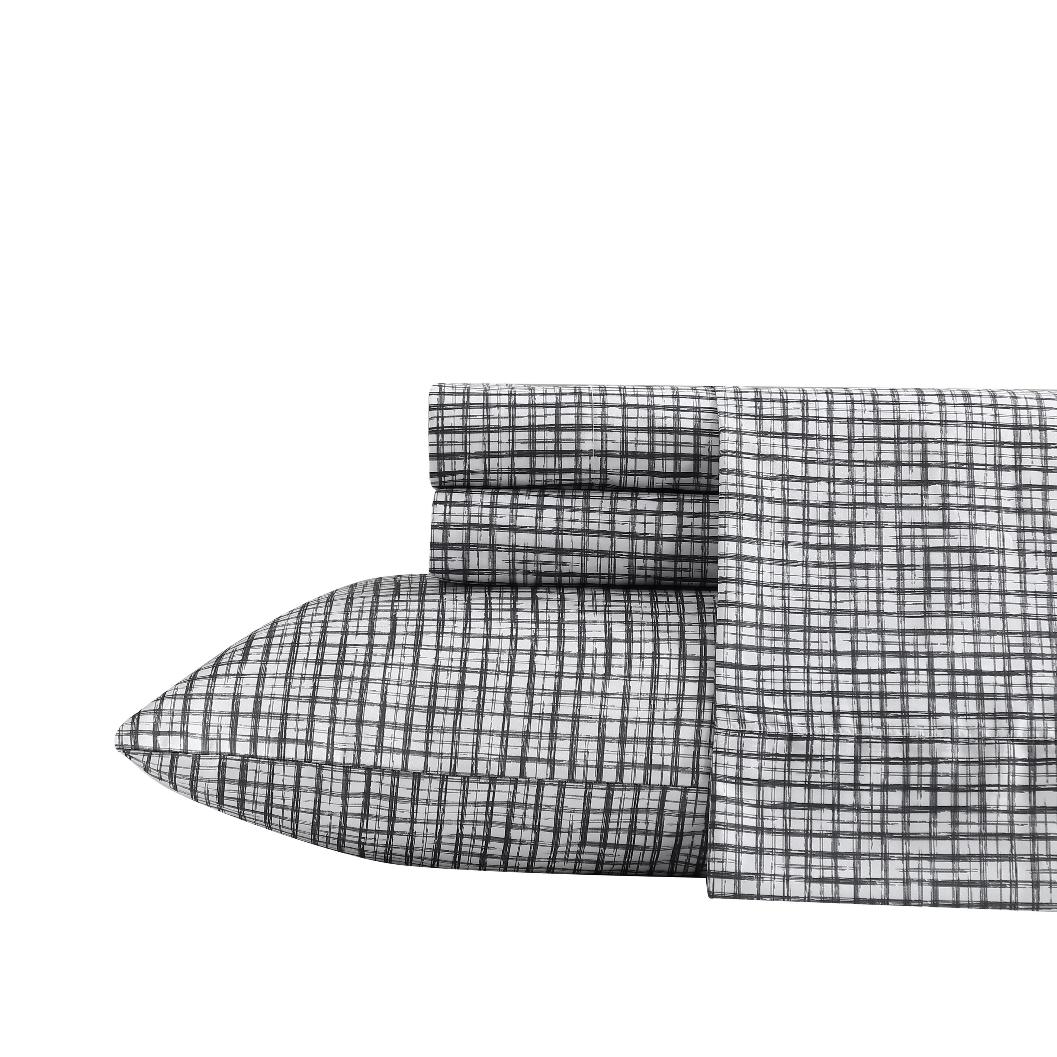 Kenneth Cole Printed 4 Piece Sheet Sets
