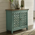 Stephanie Turquoise 2 Door Accent Cabinet