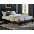 Kentfield Platform Bed In Transparent Black Mahogany