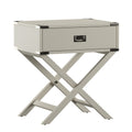 Kenton Ii X Base Wood Accent Campaign Table Inspire Q Modern