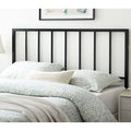 Kenvil Classic Twin Size Black Metal Headboard