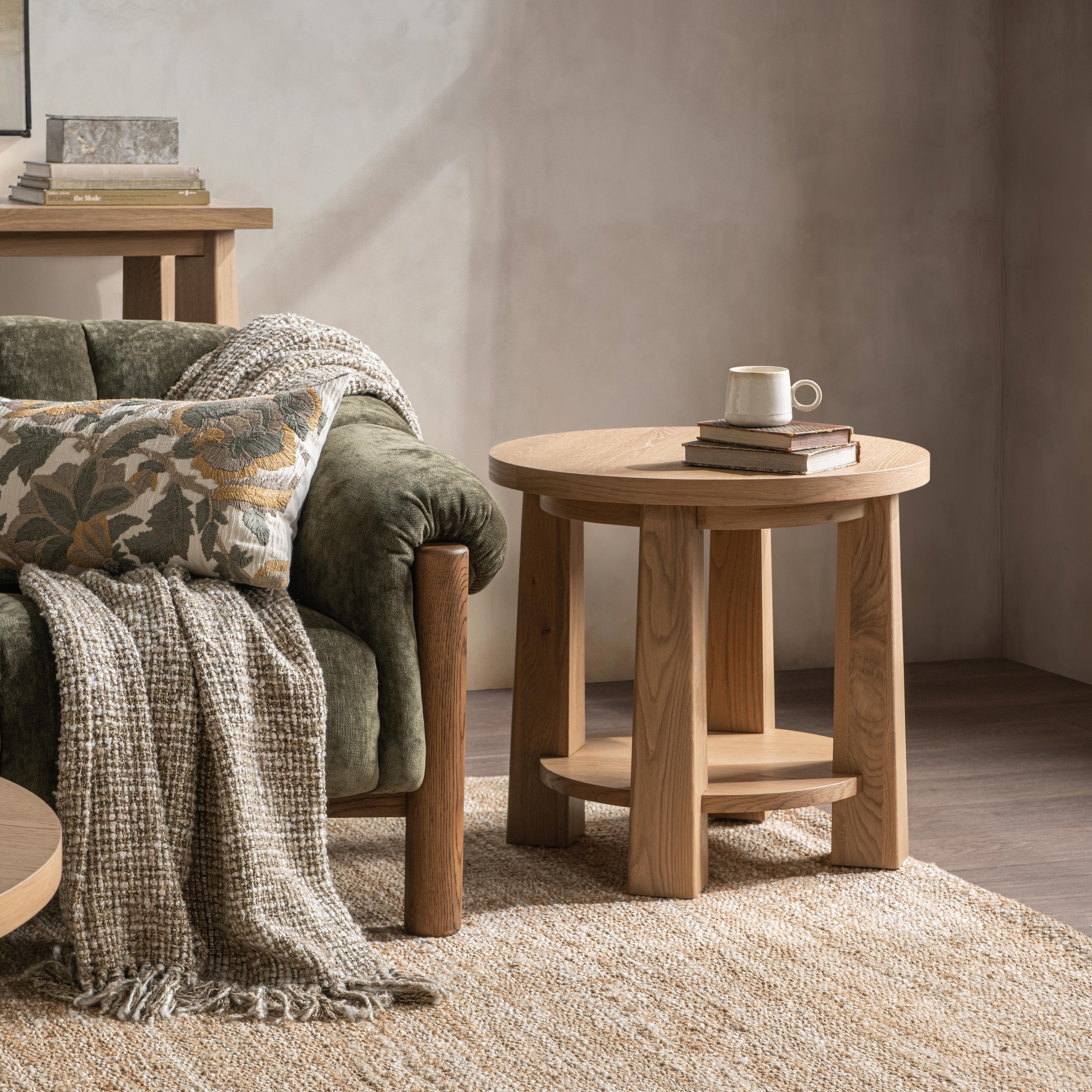 Kenzie Wood End Table