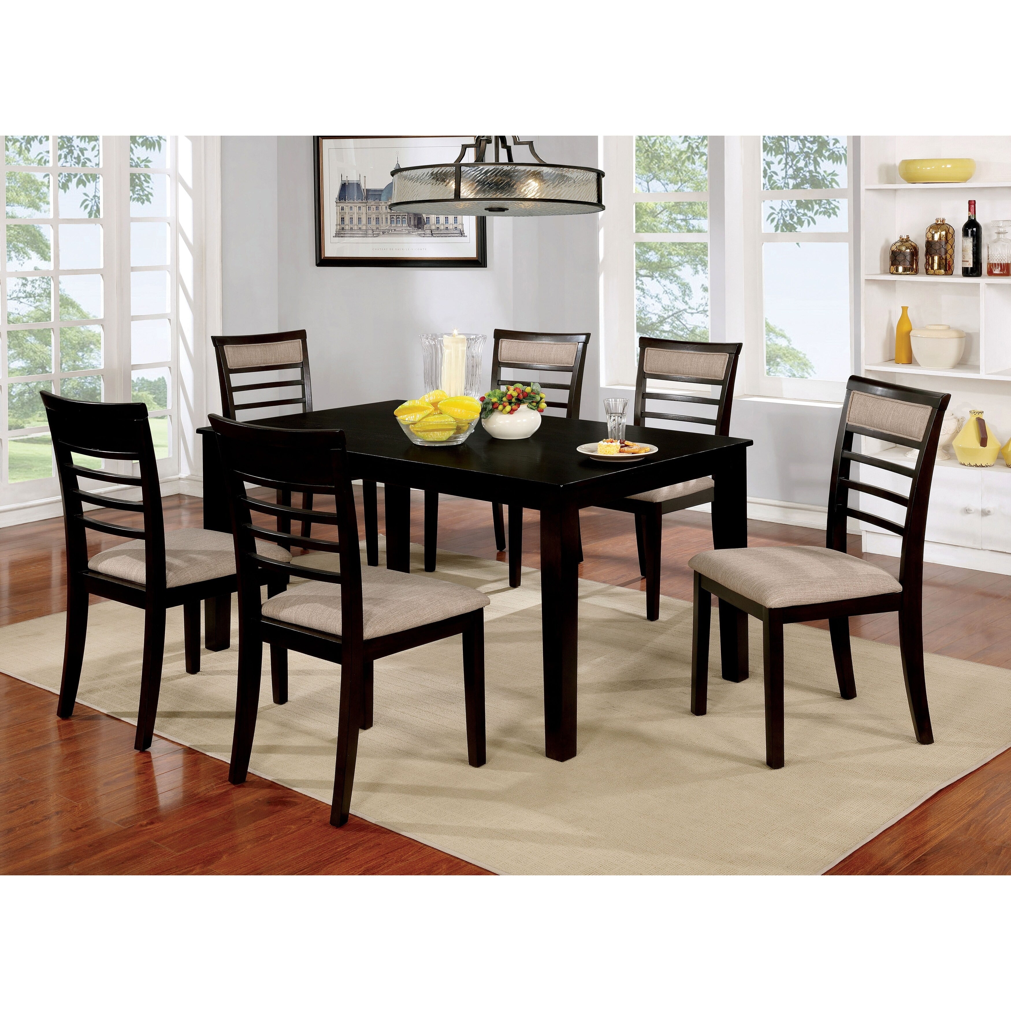 Yevana Rustic 7 Piece Dining Set By Foa