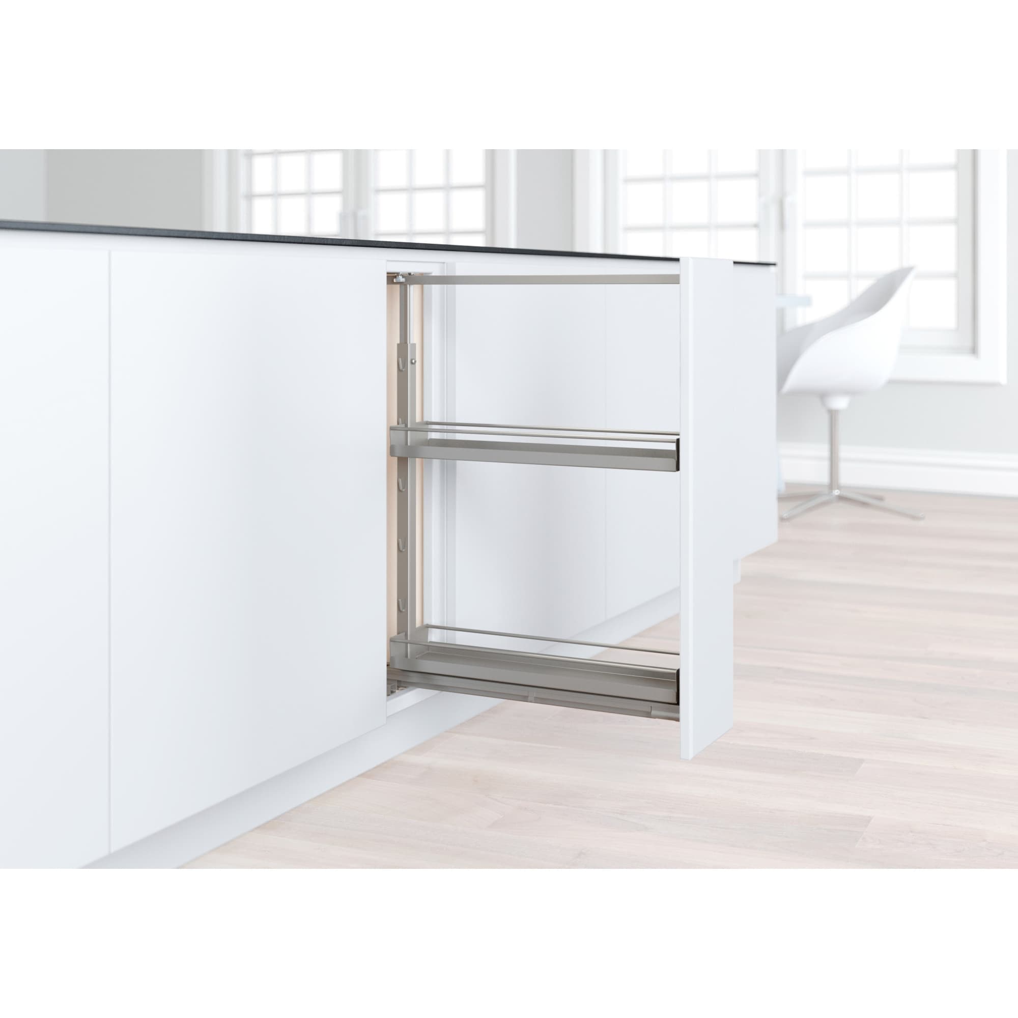 Kessebohmer 5 Wide Metal Trays For 24 To 32 Base Pull Out Cabinet
