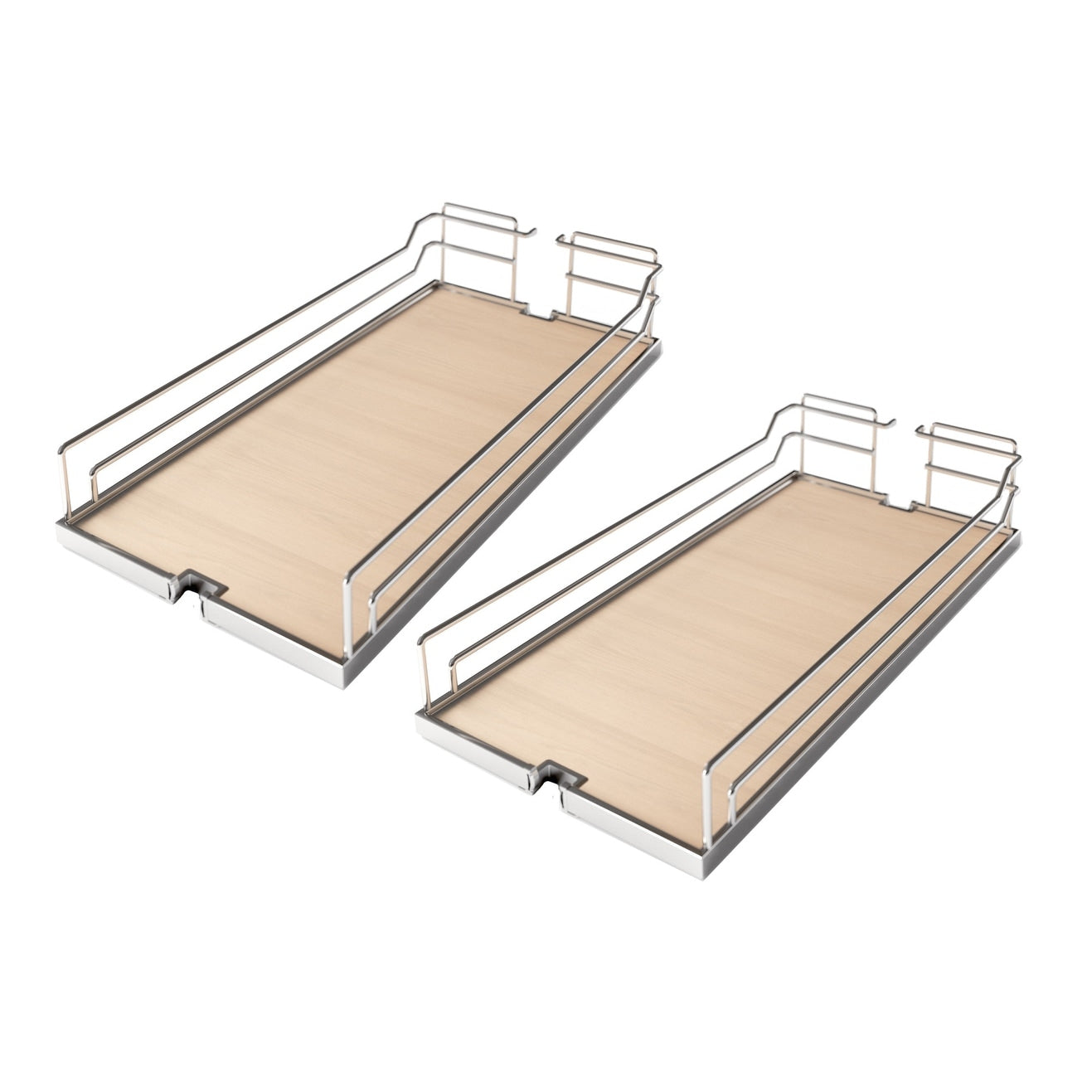 Kessebohmer Arena 5 Inch Wide Dispensa Trays For Cabinet Pull Out