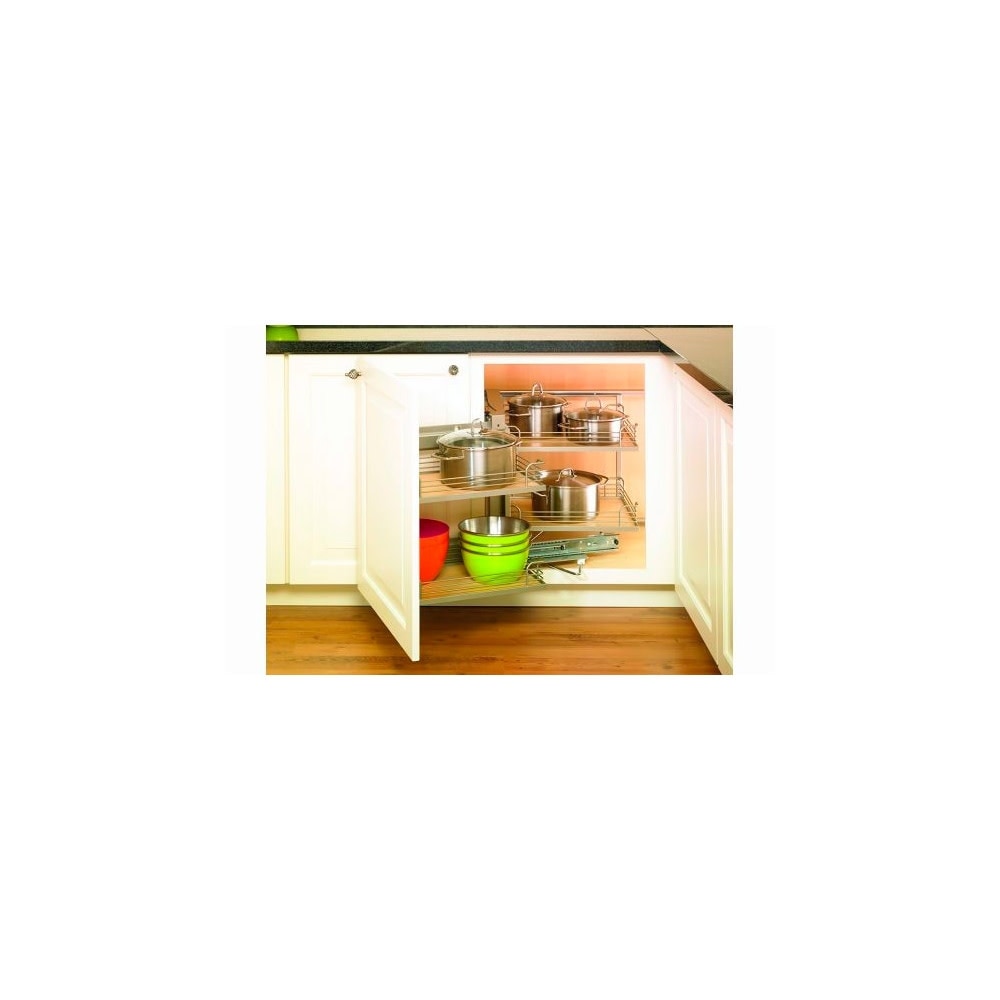 Kessebohmer Magic Corner Series Left Swing 19 3 4 Wide Blind Corner