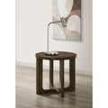 Kessler Round Sculptural Wood Occasional Table Collection