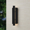 Kestrel 22 Inch 3 Light Textured Black 5Cct Led Exterior Wall Sconce