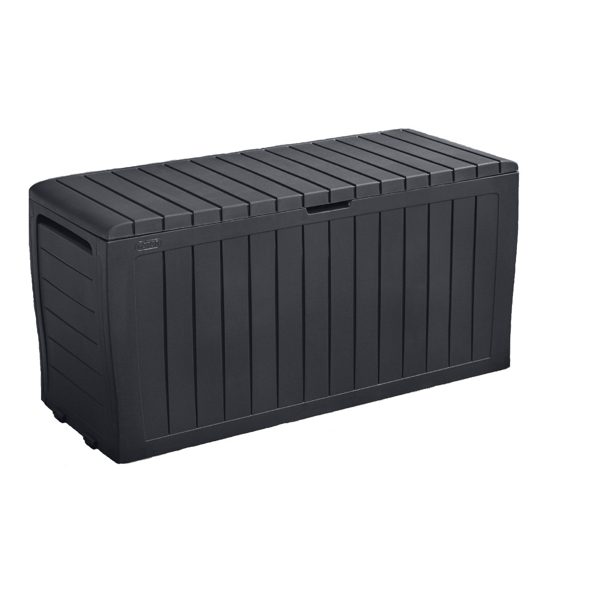 Keter Marvel Plus 71 Gallon All Weather Storage Deck Box Grey