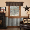 Kettle Grove Scalloped Lined Plaid Valance
