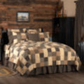 Black Primitive Bedding Prim Grove Quilt Cotton