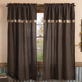 Kettle Grove Short Panel With Attached Valance Block Border Set Of 2 63X36 Short Panel 63X36