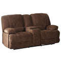 Kevin Brown Reclining Loveseat With Console
