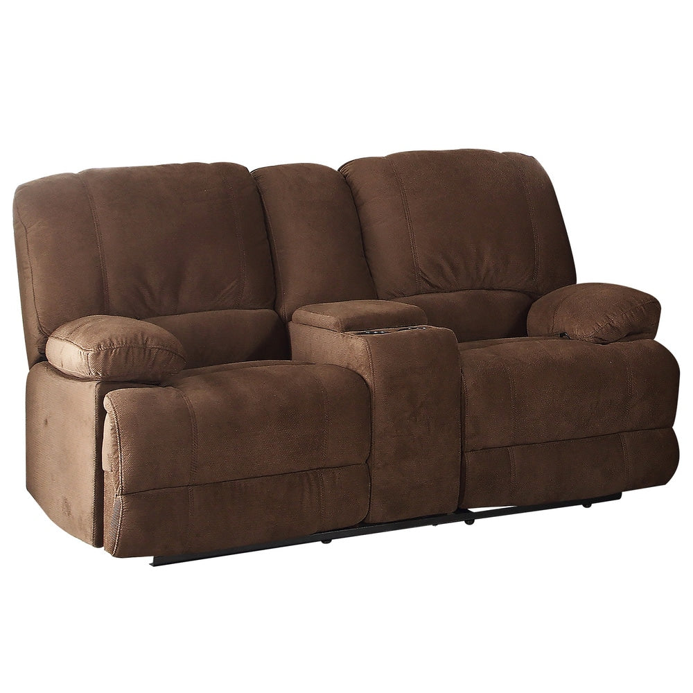 Kevin Brown Reclining Loveseat With Console