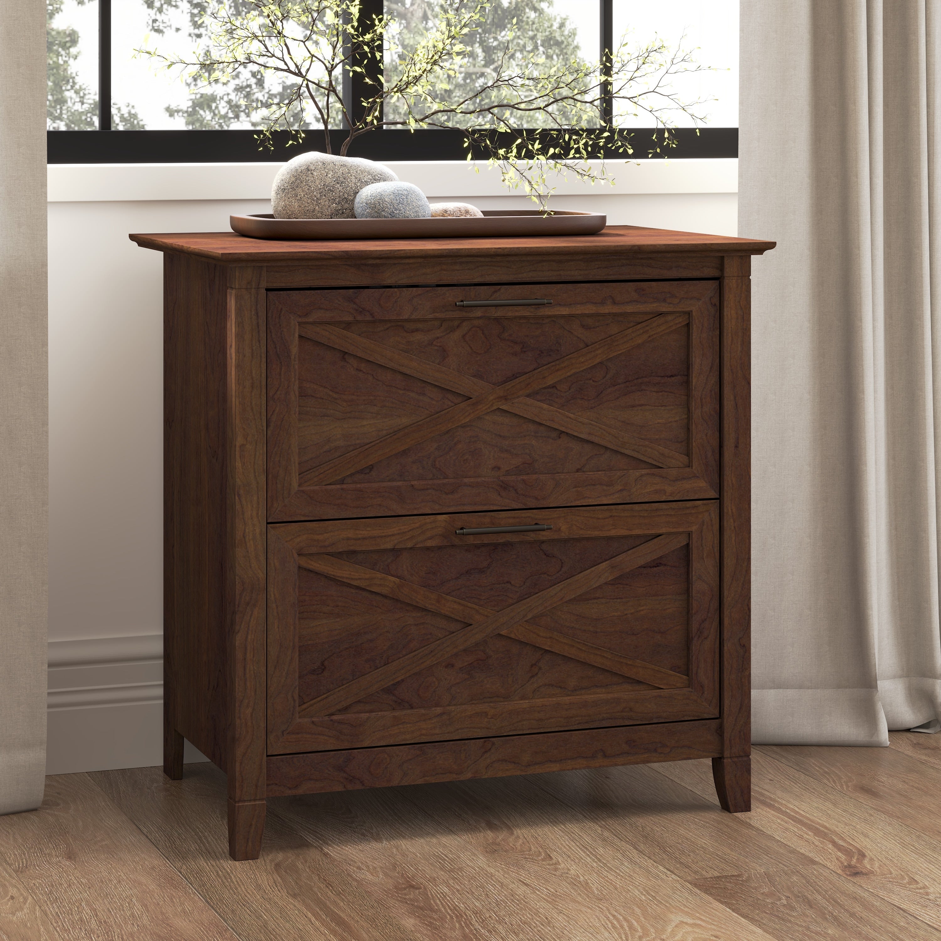 The Gray Barn Hatfield 2 Drawer Lateral File Cabinet