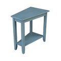 Keystone Unfinished Solid Parawood Accent Table