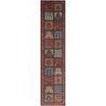 Noori Rug Khurgeen Deborah Red Blue Runner 211 X 127