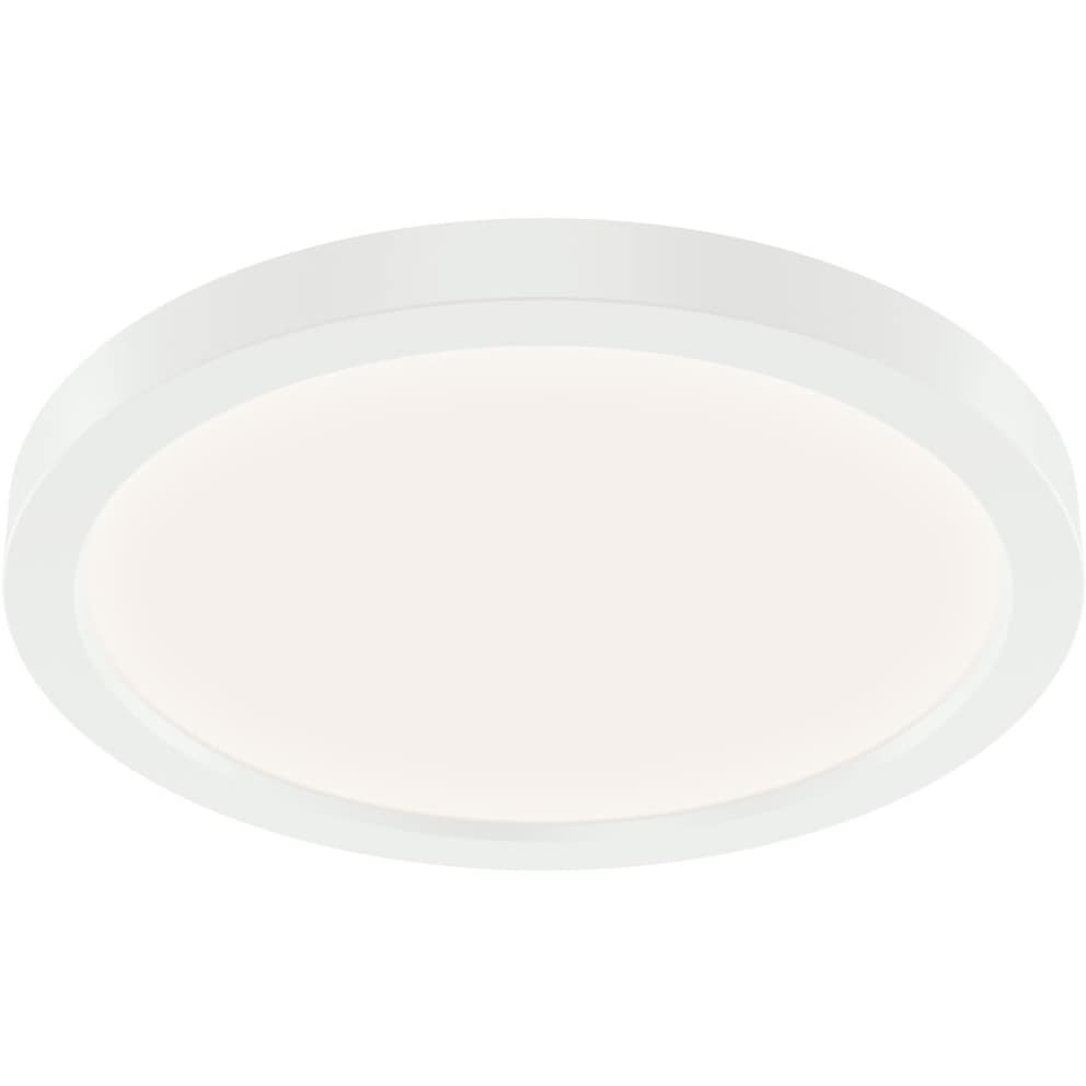 Kichler 53009Wh30 Ara 10 Wide Led Flush Mount Drum Ceiling Fixture