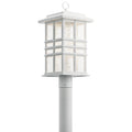 Kichler Beacon Square 1 Light White Post Lantern