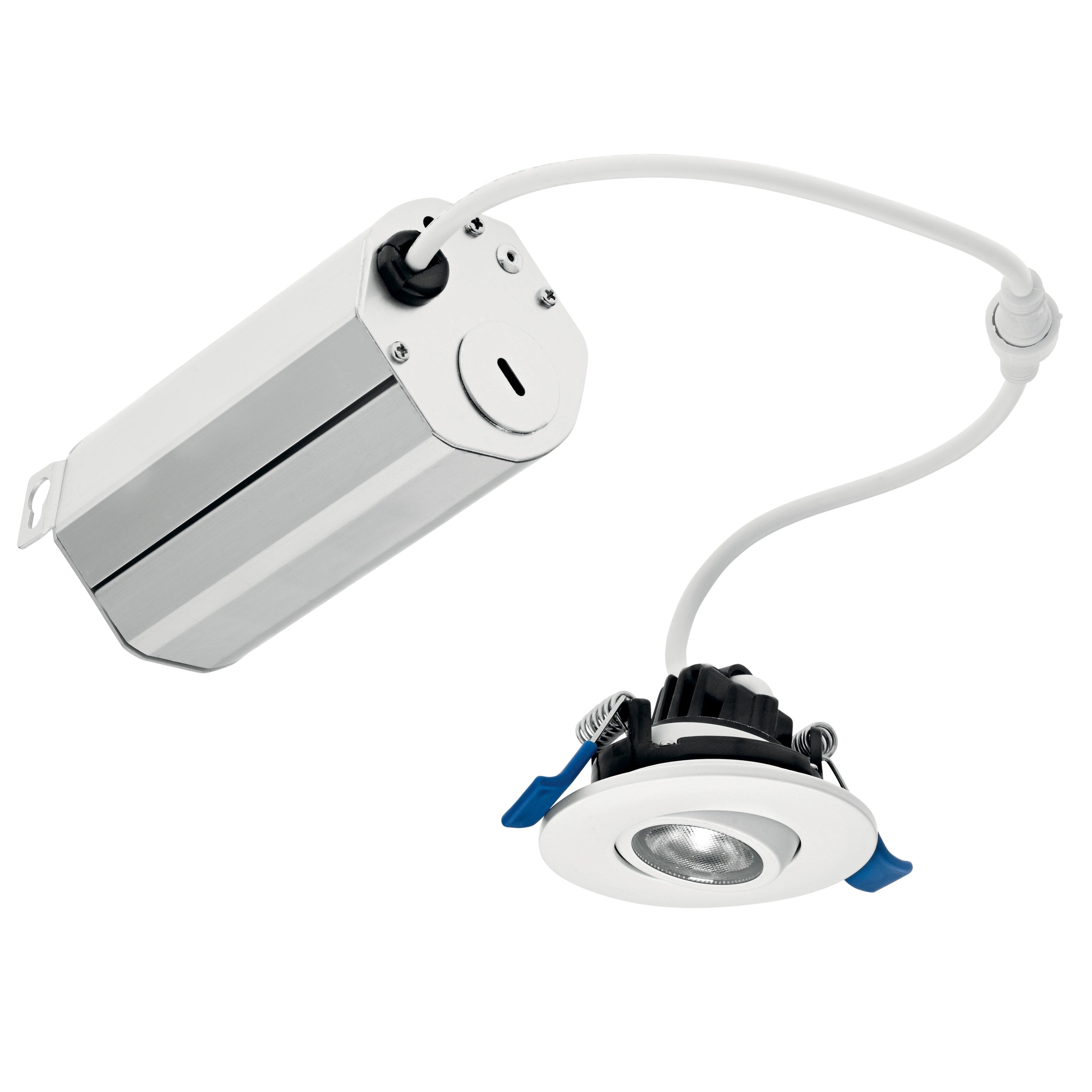 Kichler Direct To Ceiling 2 Inch Round Mini Gimbal 30K Led Downlight In White