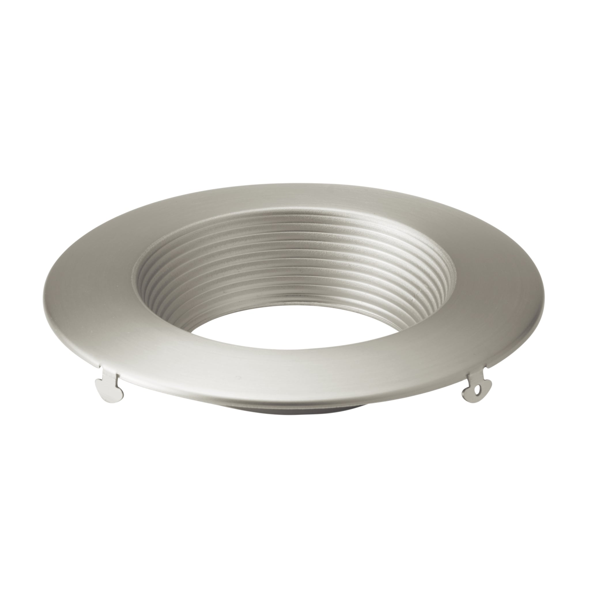 Kichler Direct To Ceiling Recessed Decorative Trim 4 Inch Round Brushed Nickel