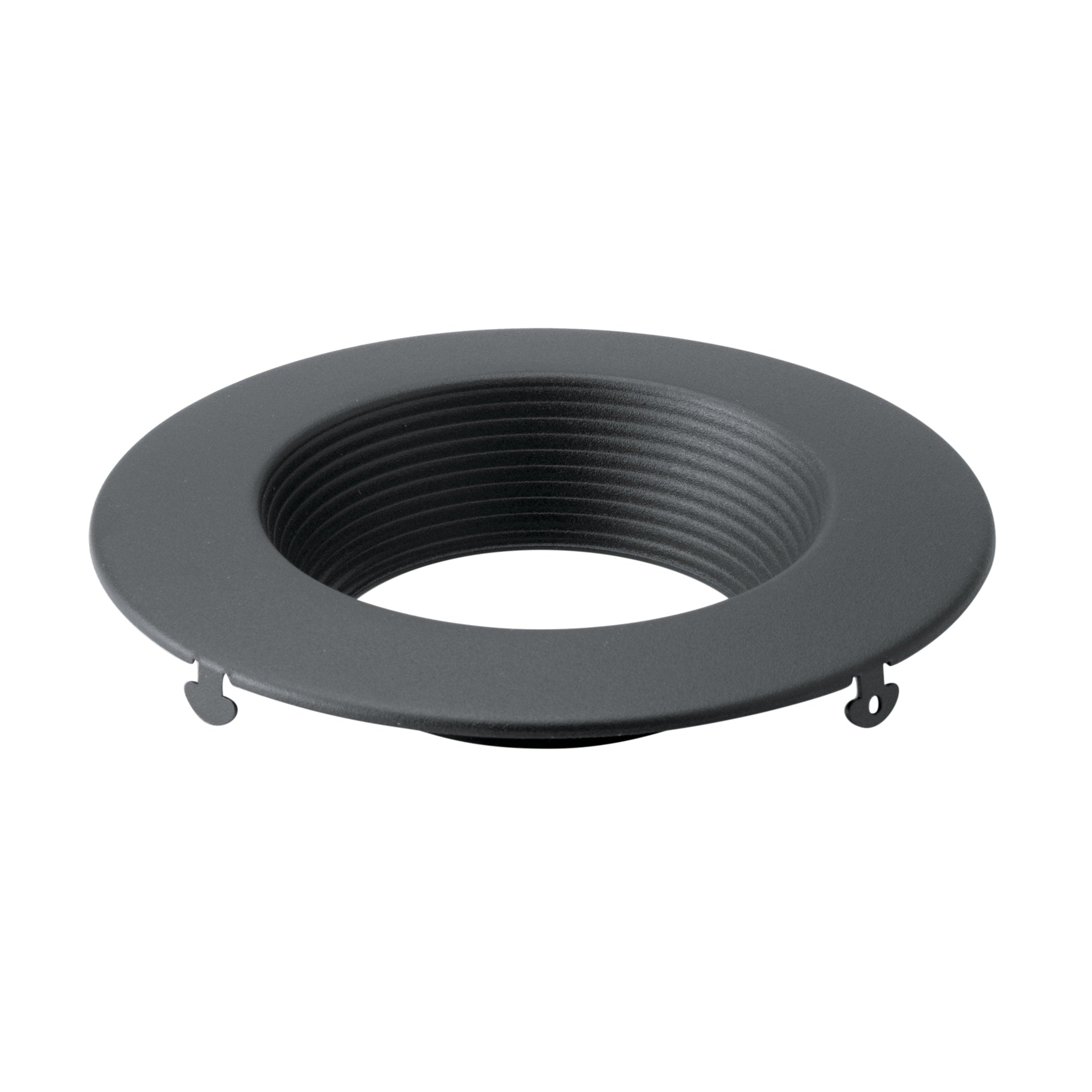 Kichler Direct To Ceiling Recessed Decorative Trim 4 Inch Round Textured Black