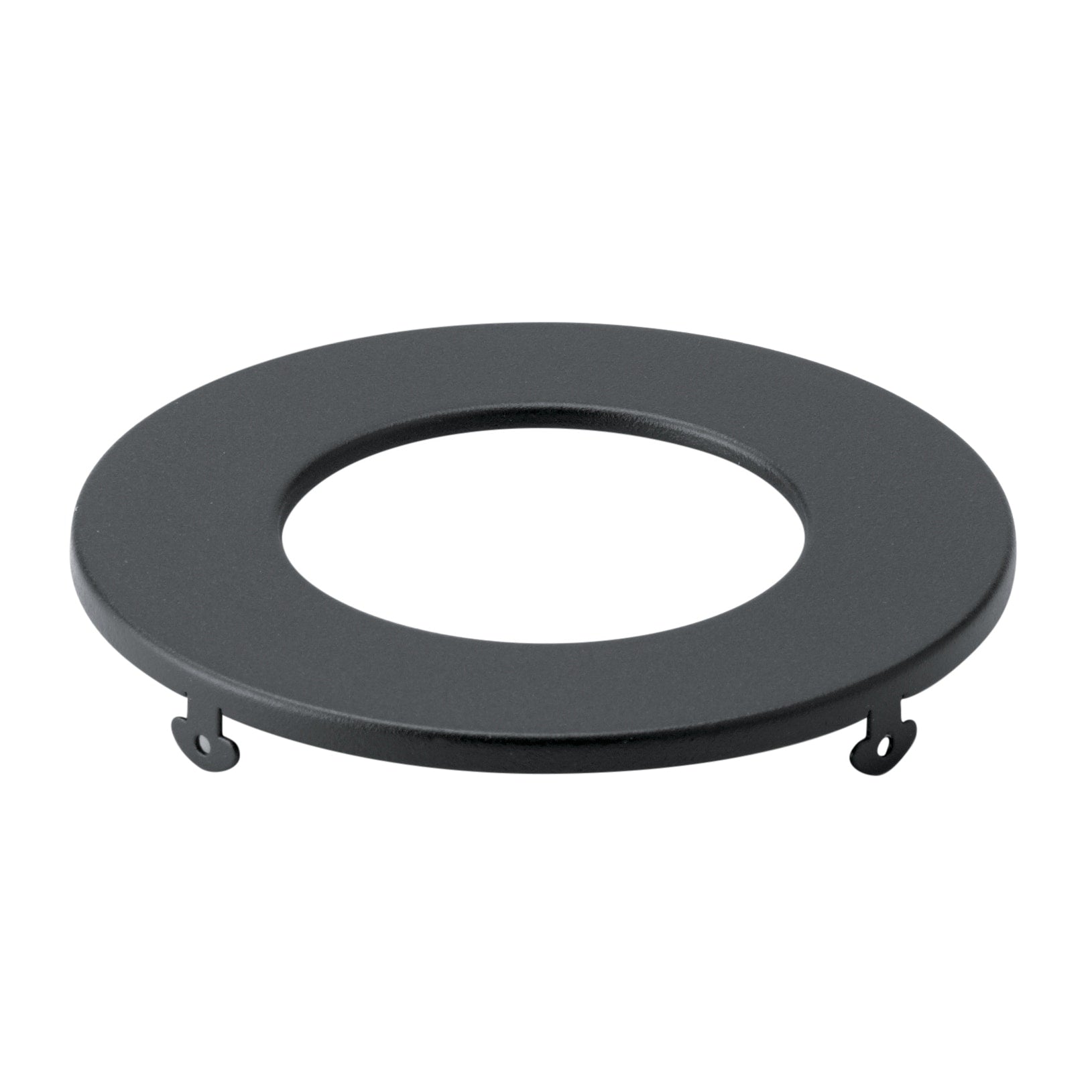 Kichler Direct To Ceiling Slim Decorative Trim 3 Inch Round Textured Black