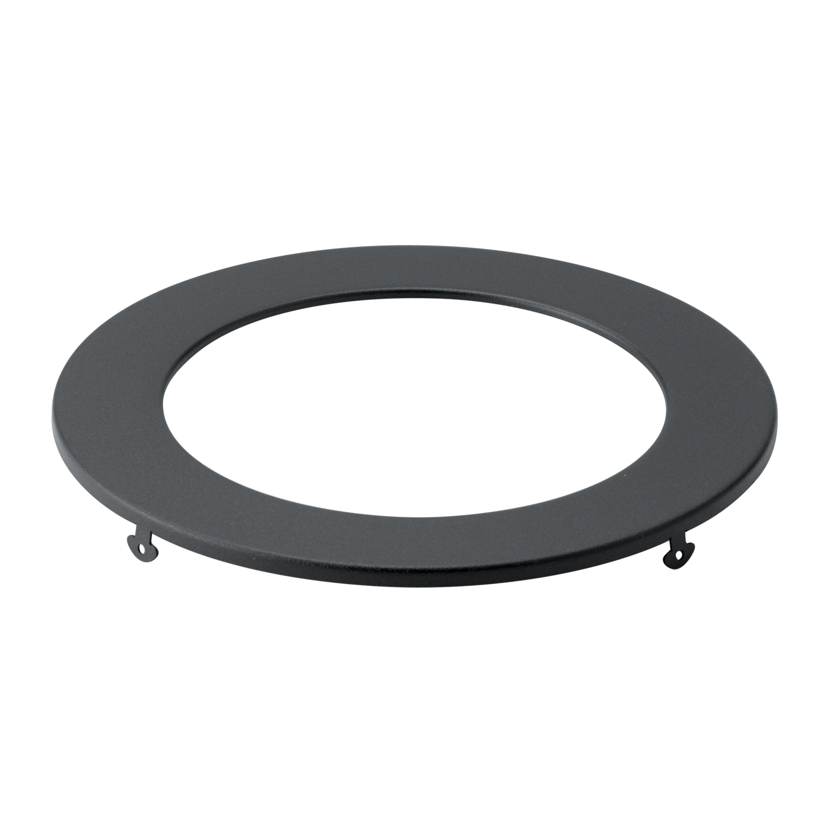 Kichler Direct To Ceiling Slim Decorative Trim 6 Inch Round Textured Black