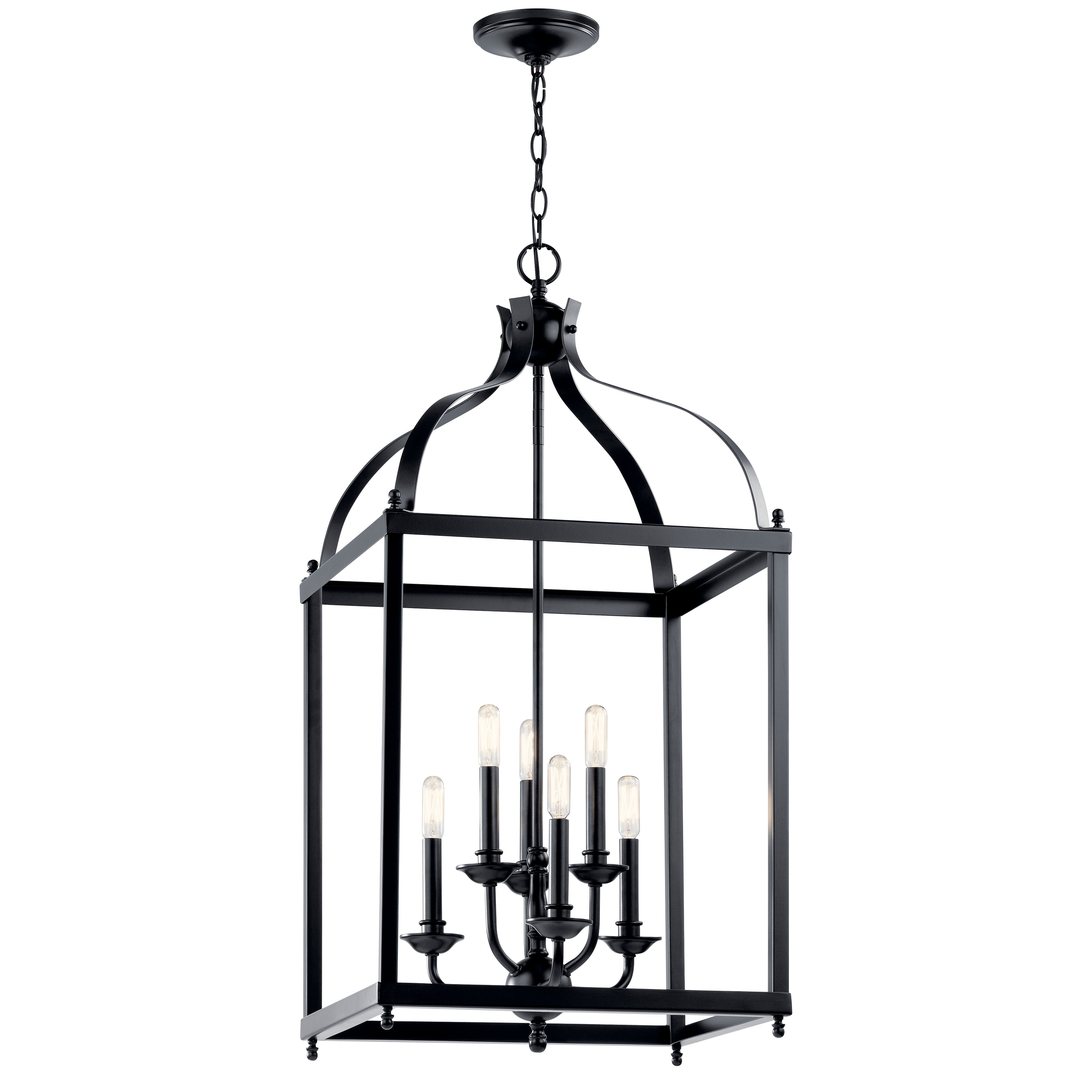 Kichler Larkin Black Steel Foyer Chandelier