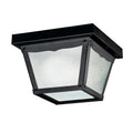 Kichler Lighting 1 Light Outdoor Flush Mount Light Black