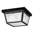 Kichler Lighting 2 Light Outdoor Flush Mount Light Black
