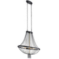 Kichler Lighting Alexia 5 Light Foyer Chandelier Beads Textured Black
