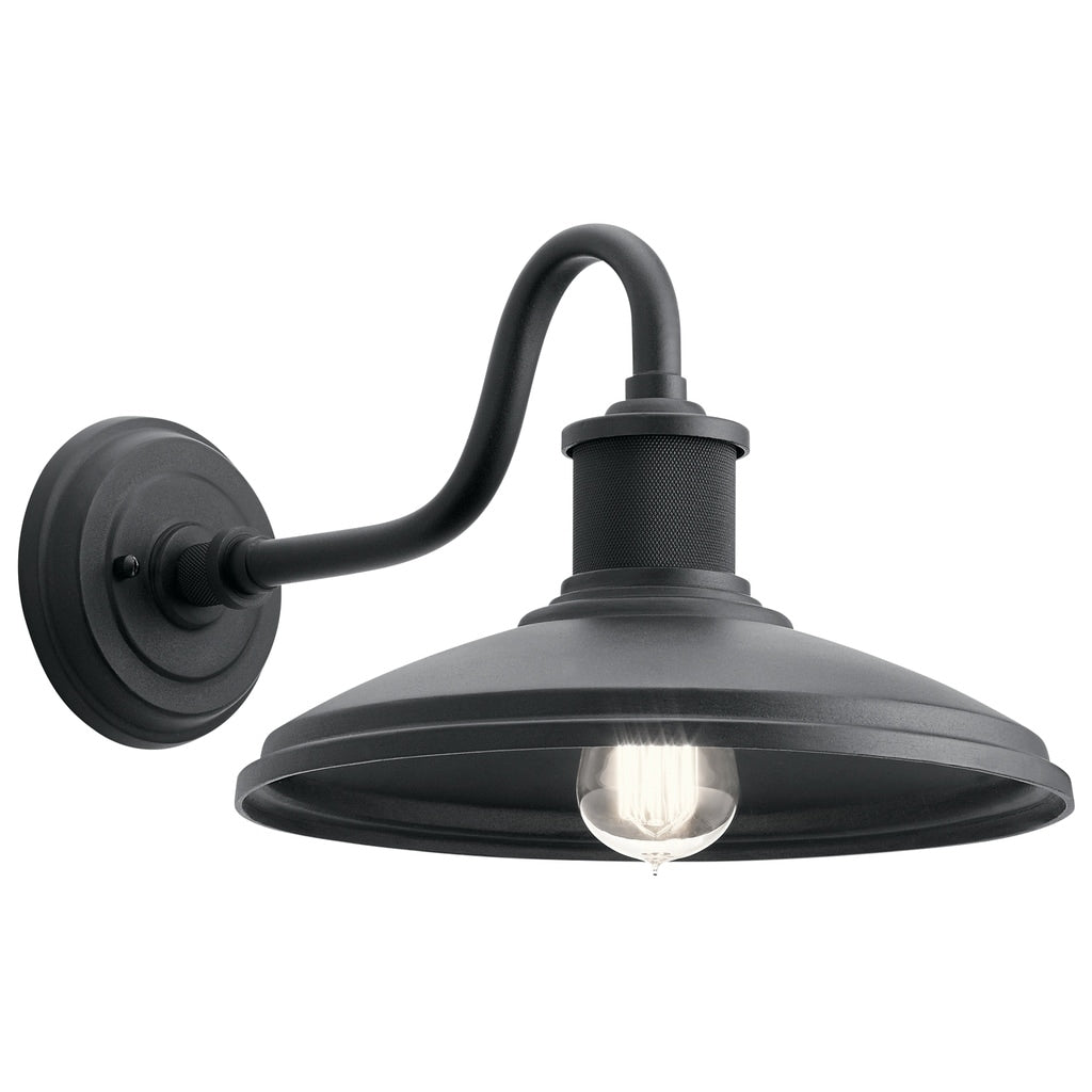 Kichler Lighting Allenbury Collection 1 Light Textured Black Outdoor Wall Sconce