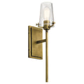 Kichler Lighting Alton Collection 1 Light Natural Brass Wall Sconce