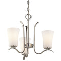 Kichler Lighting Armida Collection 3 Light Brushed Nickel Mini Chandelier