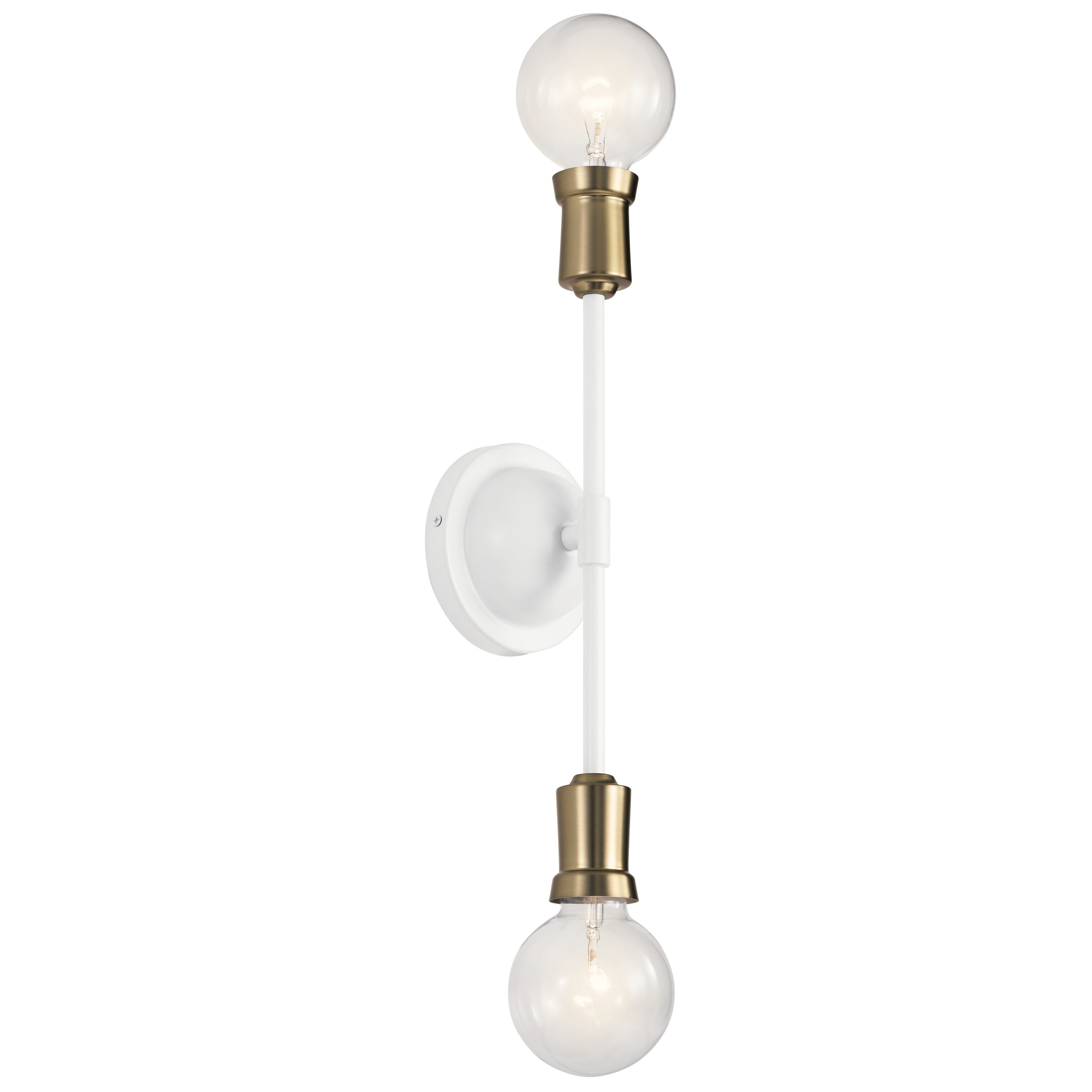 Kichler Lighting Armstrong 2 Light Wall Sconce White