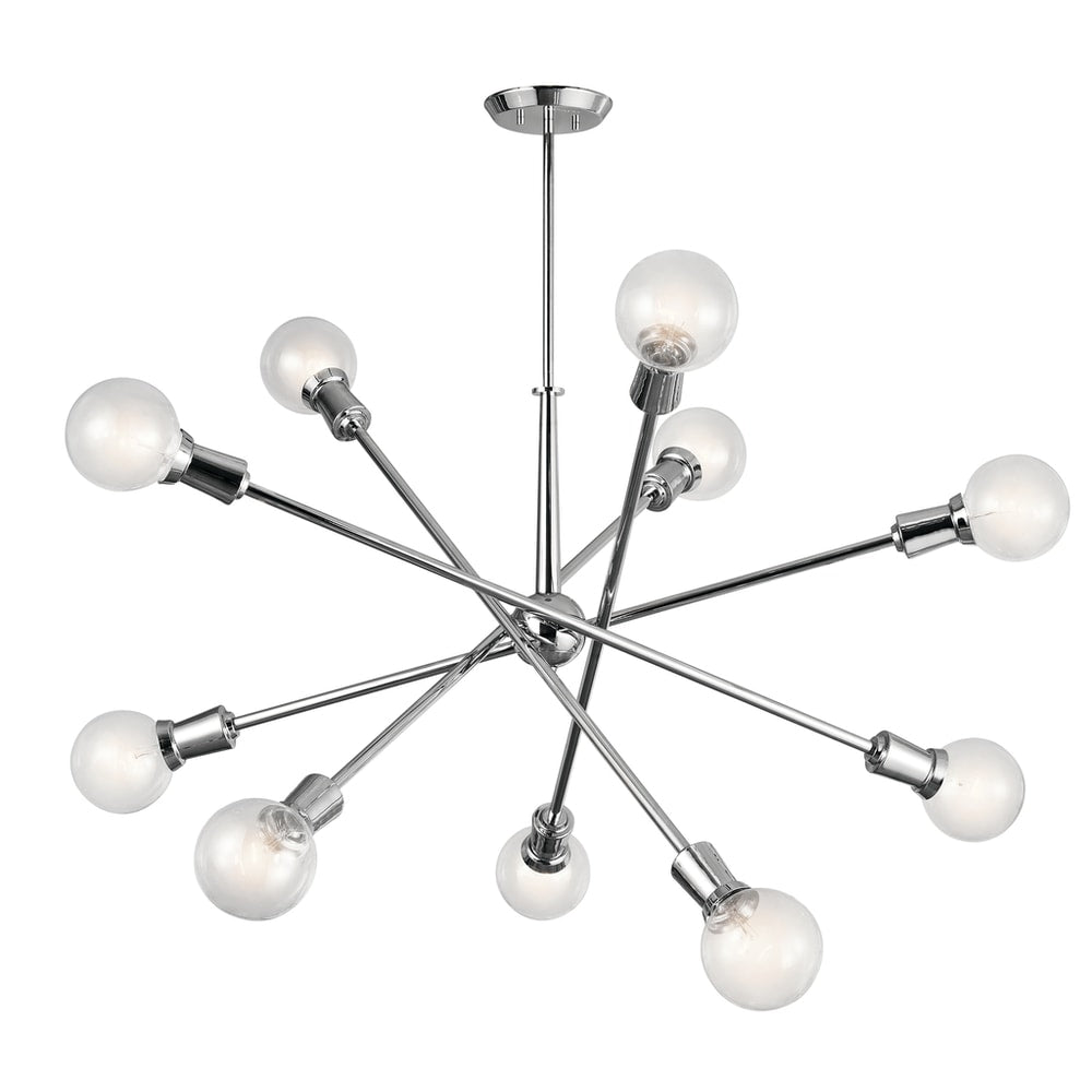 Kichler Lighting Armstrong Collection 10 Light Chrome Chandelier