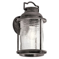 Kichler Lighting Ashland Bay Collection 1 Light Weathered Zinc Outdoor Wall Lantern