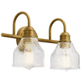 Kichler Lighting Avery 2 Light Vanity Light Natural Brass
