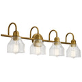 Kichler Lighting Avery 4 Light Vanity Light Natural Brass