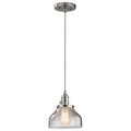 Carbon Loft Reno 1 Light Brushed Nickel Mini Pendant