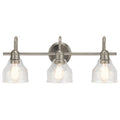 Copper Grove Clendinning 3 Light Brushed Nickel Bath Vanity Fixture