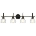 Copper Grove Clendinning 4 Light Bronze Bath Vanity Fixture