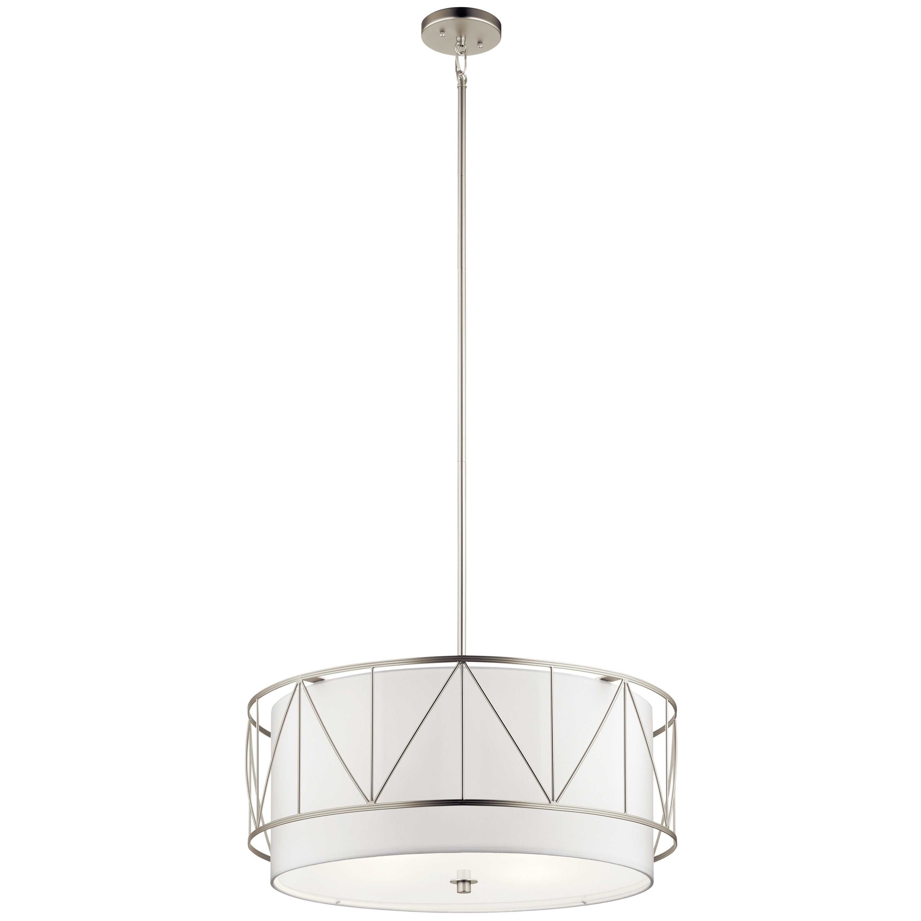 Kichler Lighting Birkleigh 4 Light Pendant Satin Nickel