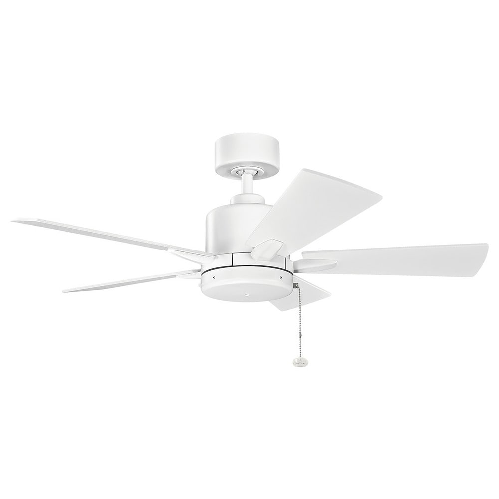 Kichler Lighting Bowen Collection 42 Inch Matte White Ceiling Fan