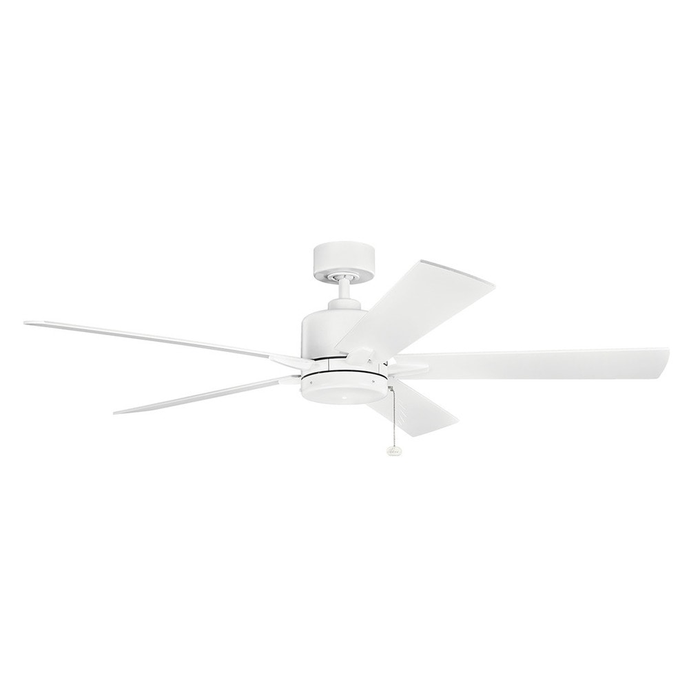 Kichler Lighting Bowen Collection 60 Inch Matte White Ceiling Fan