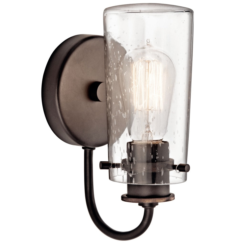 Kichler Lighting Braelyn Collection 1 Light Olde Bronze Wall Sconce